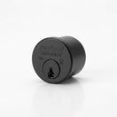 Medeco M4 BiLevel Emtek Handleset Cylinder, 44P Keyway, Flat Black