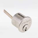 Medeco M3 BiLevel Rim Cylinder, DLT Keyway, Satin Chrome