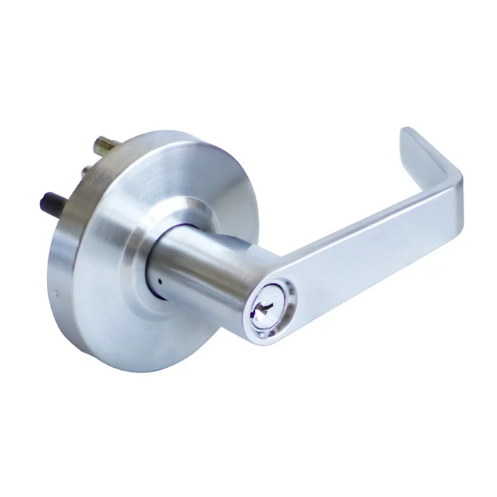 PHG EL5 Series Exit Device Lever Trim, Charlotte Lever, Satin Chrome