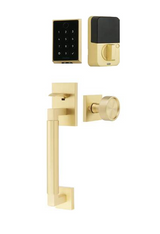 Emtek EMP21217 EMPowered 2 Touch Key Free Bluetooth WiFi Hercules Smooth Handleset